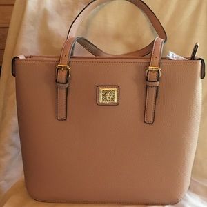 Anne Klein mauve perfect tote